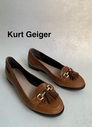 Шкіряні лофери kurt geiger, оригінал