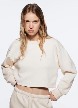 Бавовнянии‌ молочний світшот на флісі zara
✨✨✨✨✨✨✨✨✨✨✨✨