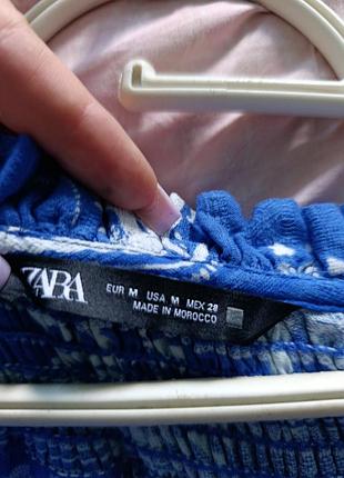 Котоновая рубашка zara 5