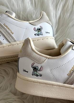 Adidas superstar cloud white disney stitch 8