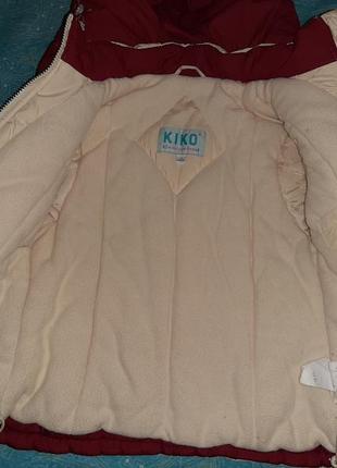 Зимняя куртка kiko на 5 лет.3 фото