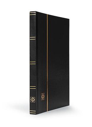 Альбом для марок leuchtturm basic, din a4, 16 листов/ 32 страницы черного цвета, твердая обложка, чёрная 2