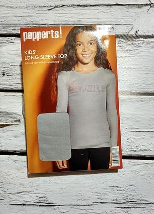Лонгслив детский на девочку реглан кофта pepperts 2