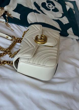 Сумка marmont mini milk gold 3