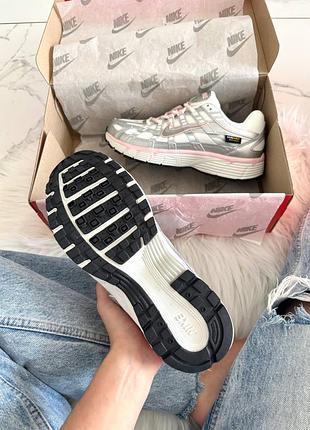 Nike p-6000 white elemental pink cordura 9