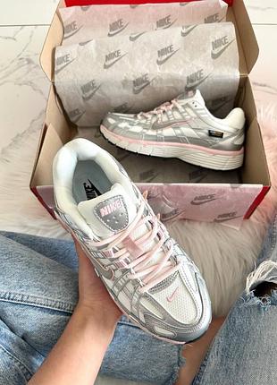Nike p-6000 white elemental pink cordura 6