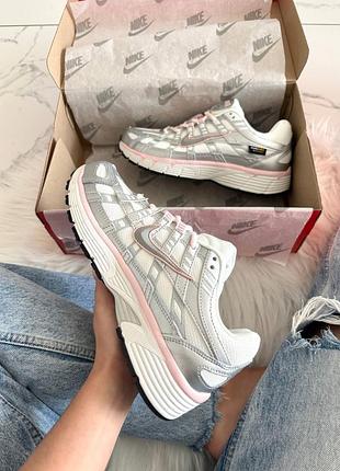 Nike p-6000 white elemental pink cordura 2