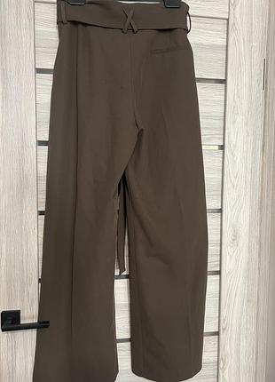 Брюки палаццо wide leg zara, завищена талія 2