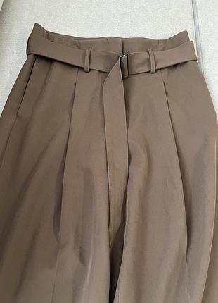 Брюки палаццо wide leg zara, завищена талія 4