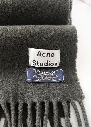 Вовняний шарф acne studios 3