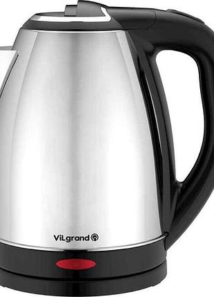 Электрочайник 1800вт 2л нерж. vs2060_silver тм vilgrand