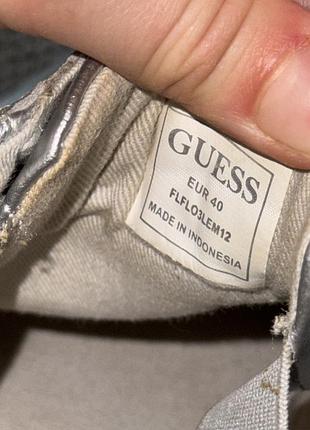 Шкіряні натуральні кросівки guess оригінал оригинал шкіра кожаные натуральные кроссовки кожа кеди кеды мокасины мокасіни мокасини 3