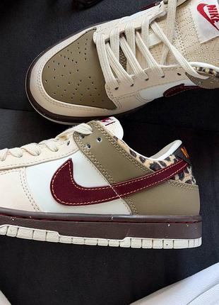 Dunk low "khaki leopard " 5