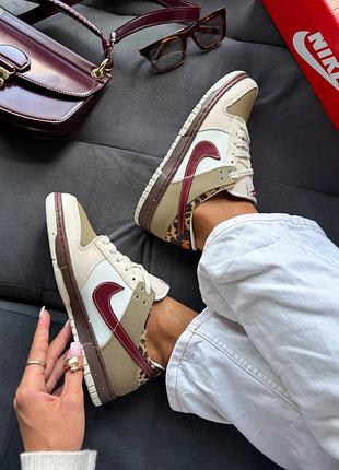 Dunk low "khaki leopard " 4