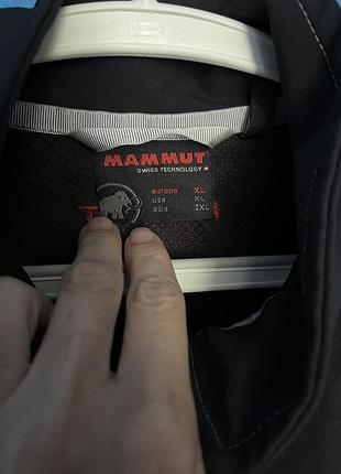 Мужская  куртка софтшелл mammut softech jacket 2