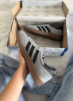 Adidas spezial handball grey black 6