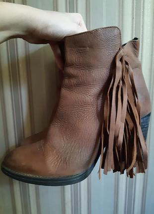 Шкіряні черевики з бахромою steve madden 🤎