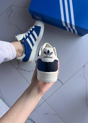 Adidas superstar 50/50 black/navy blue 9