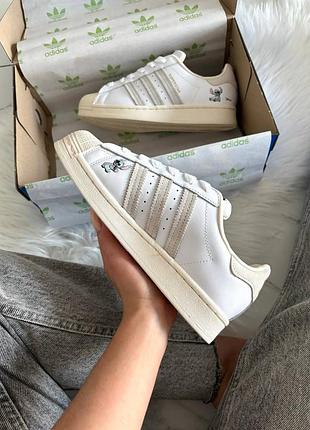 Adidas superstar cloud white disney stitch 8