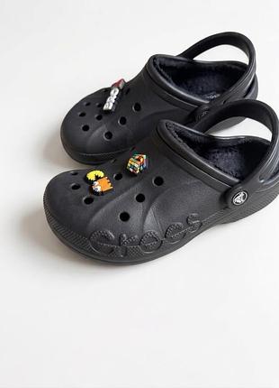 Утепленні оригінальні сабо crocs m5w7 наш37-38розмір