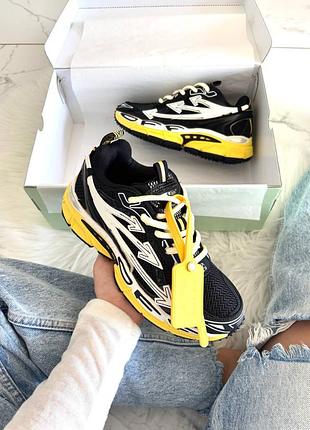 ➡️ off-white be right back black yellow 4