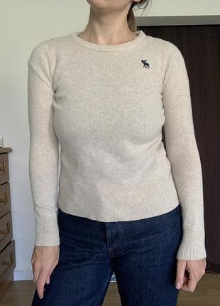 Кашеміровий светр abercrombie & fitch (100% cashmere)