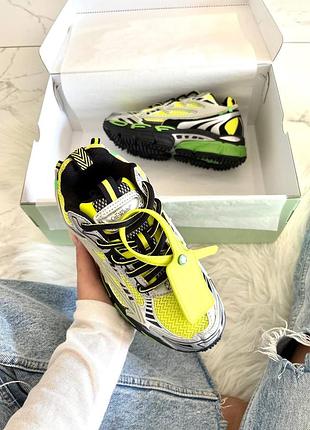 Off-white be right toxic green 6