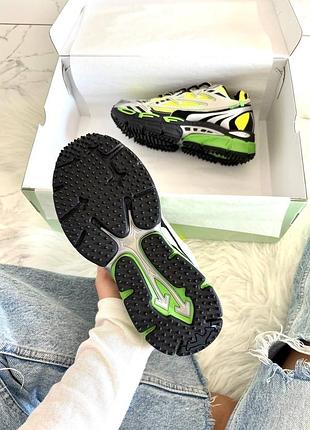 Off-white be right toxic green 7