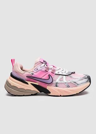 Кроссовки женские nike v2k runtek pink/silver