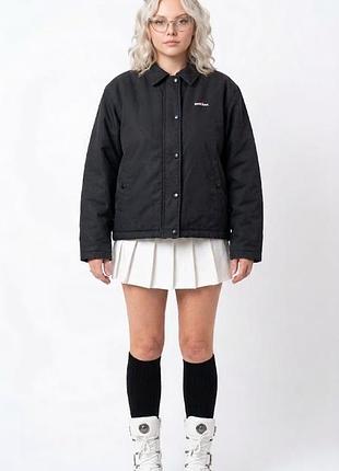 Демисезонная куртка оверсайз в стиле dad fit / y2k.