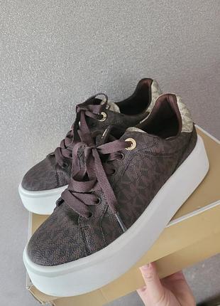 Кожаные кроссы michael kors, 37 размер, идеальное состояние