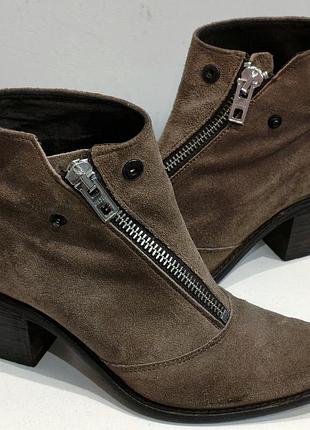 Женские кожаные ботинки боты diesel avantgarde ankle boots