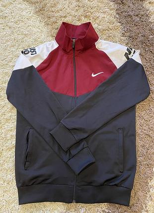 Спортивна кофта / олімпійка nike (зип-худі) з принтом just do it