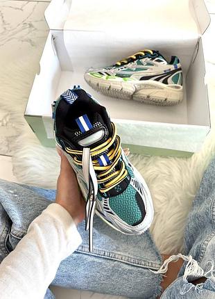 Off-white be right back paris green white 8