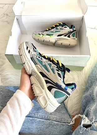 Off-white be right back paris green white 4