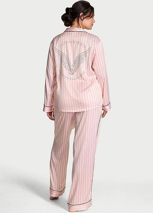 Піжама сатинова з штанами victoria’s secret оригінал