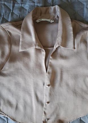 Рубашка zara xs 2