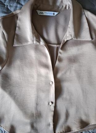 Рубашка zara xs 6