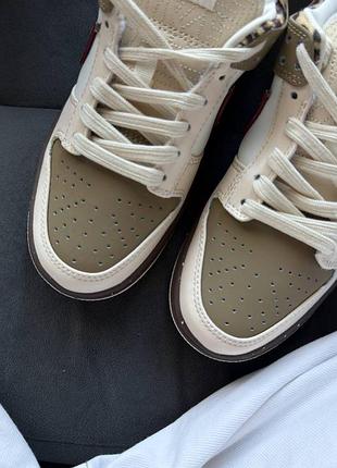 Кросівки dunk low "khaki leopard " 🤍 5