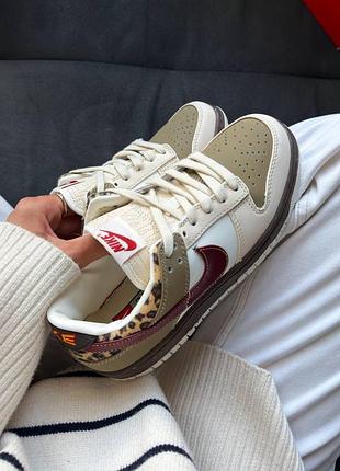 Кросівки dunk low "khaki leopard " 🤍 6