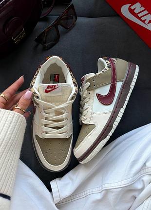 Кросівки dunk low "khaki leopard " 🤍 7