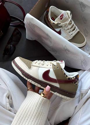 Кросівки dunk low "khaki leopard " 🤍 2