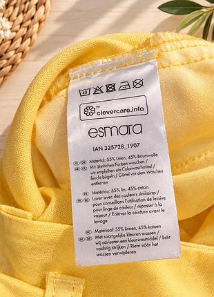 💛   лляні шорти esmara 5