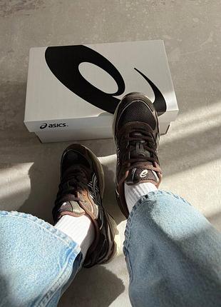 Asics gel-nyc black coffee brown 8