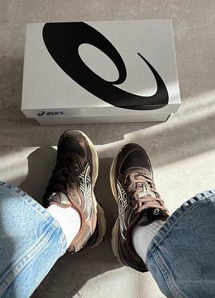 Asics gel-nyc black coffee brown 9