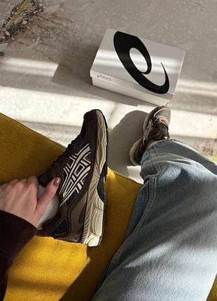 Asics gel-nyc black coffee brown 3