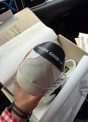 Golden goose white black star 4