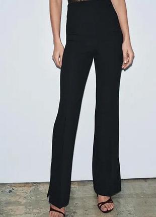 Штани брюки класичні кльош zw collection zara