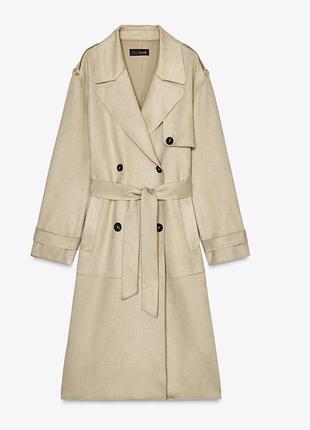 Тренч плащ zara
