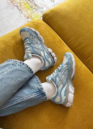 Asics gel-nyc cream arctic sky 2